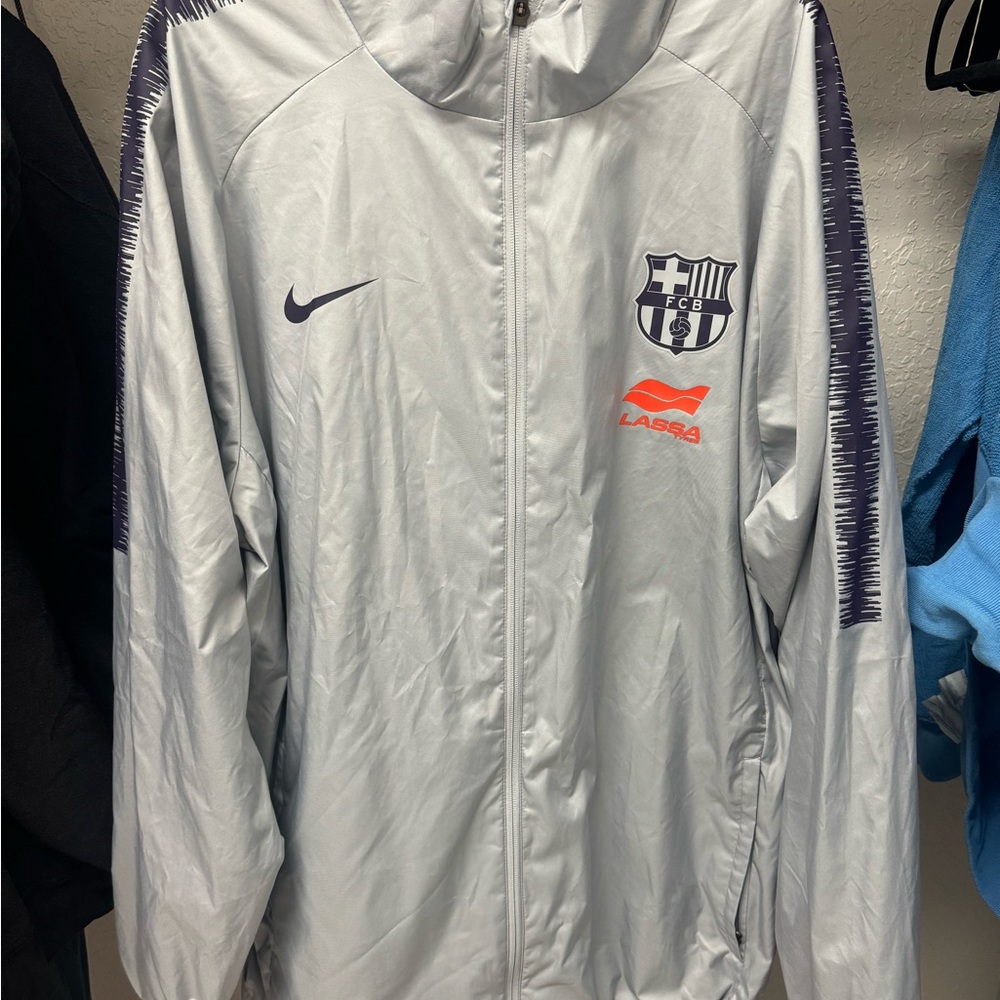Nike Light Gray Sports Jacket